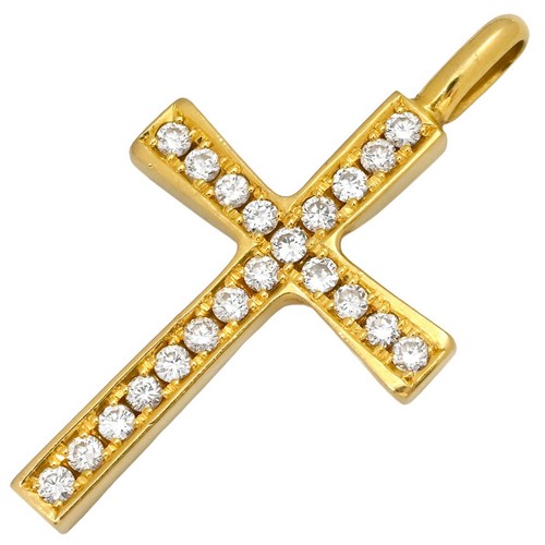 Pendentif haut motif croix