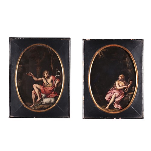 Paire tableaux anciens - paire, de
