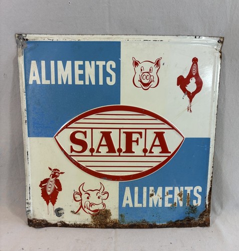 Ancienne plaque publicitaire - ancienne,
