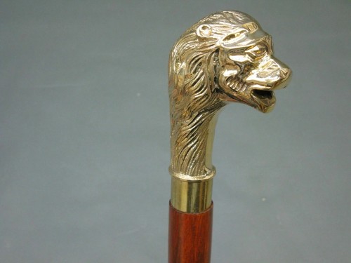 Poignée tête lion en - poignÉe,