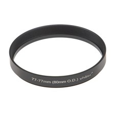 Bague adaptation 77mm-77mm pour boîte mate (matte box) 80 mm O.D.