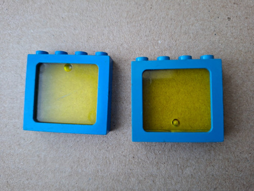 Lego classic fenêtre bleue - 2x,