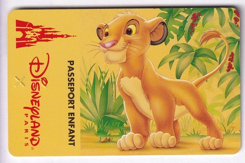 Disney paris pass carte card - paris,