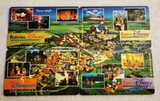Set 4 Cartes Téléphonique  Ouverture EuroDisney 1992 