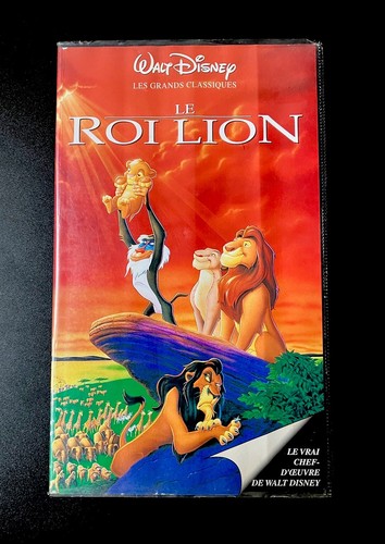 Vhs roi lion - lion, walt