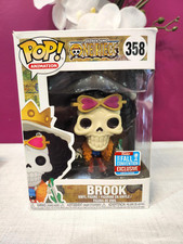 Figurine Funko Pop! One Piece Brook Fall Convention Exclusive Figure + Pop Prot