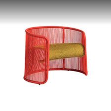 Fauteuil nordique en corde pour extérieur, salon moderne