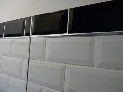 Carton carrelage noir style - carton,