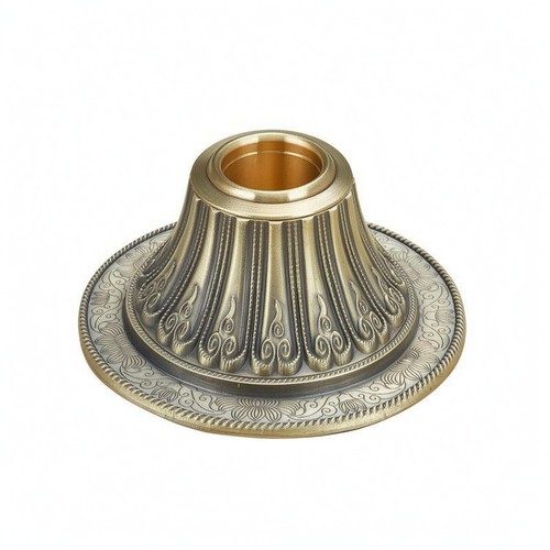 Socle lotus motifs relief - socle,