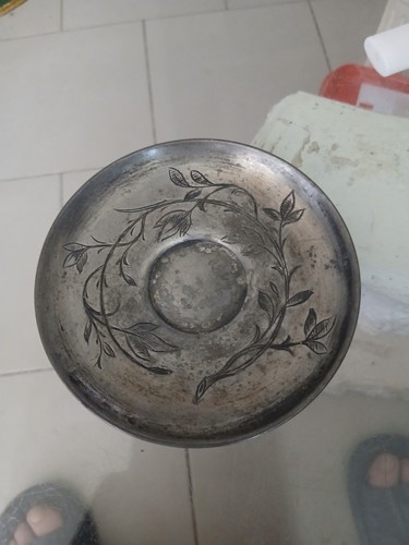 Petit plat ancien laiton - petit,