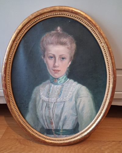 Huile sur toile 1900 - toile,