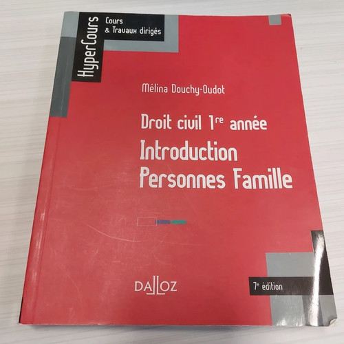 Droit civil 1ère année - civil,