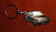 Porte-clés Très joli !! métal MERCO 300 W124  vintage 80' Mercedes Verso neutre