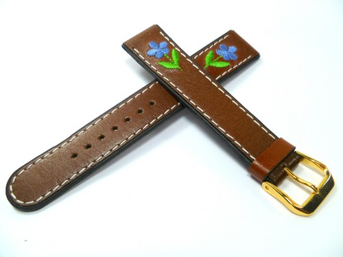 Bracelet montre 18mm marron - bracelet, de