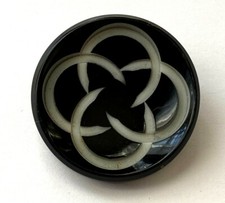 RARE BROCHE ART DECO ROND