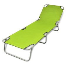 Bain de soleil vert pliable