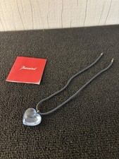 Collier coeur bleu ciel en