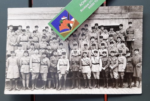 Carte photo militaire groupe - carte,