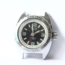 Montre mécanique ancienne de plongée  - F7-12