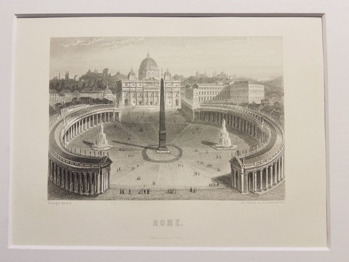 Ancienne gravure sur acier