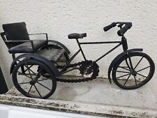 Miniature Jouet Artisanal  TRIPORTEUR Vélo à Pédales " Transport de Personnes "