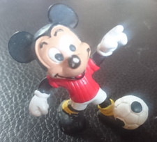 FIGURINE COLLECTOR BULLY  MICKEY /FOOT-5,5cm haut-DISNEY made in germany-