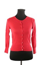 Cardigan en soie rouge LK