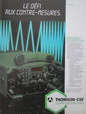 1984-85 PUB THOMSON-CSF TELECOMMUNICATIONS RADIO TRC 950 ORIGINAL FRENCH AD
