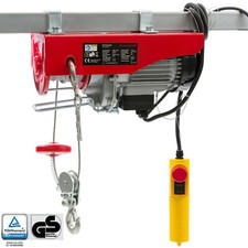 AREBOS Treuil Palan électrique 100/200KG 500W Treuil Palan à Chaine à Levier