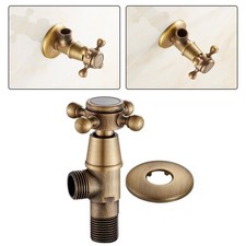 Ancienne vanne de régulation d'eau en laiton avec raccord G1/2 pour salle de ba