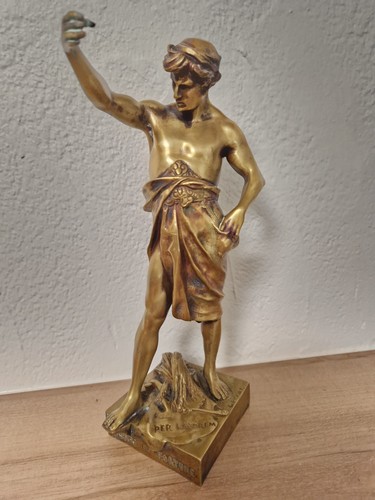 Statue bronze louis - en,