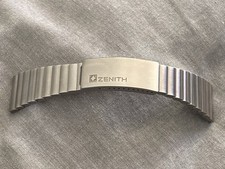 Vintage Bracelet Montre Acier De Marque Zénith.