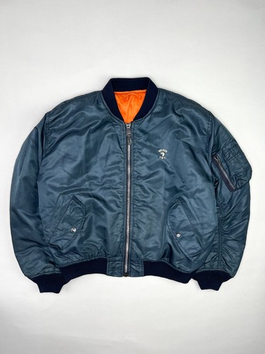 Veste bomber wilker bleue - ma-1,