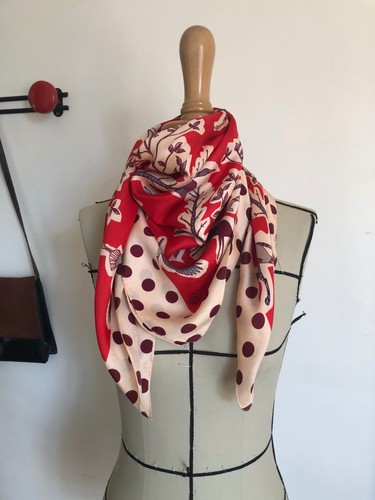 Foulard soie carré - foulard,