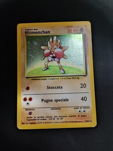 Pokémon hitmonchan 102 set - pokémon, 7/102