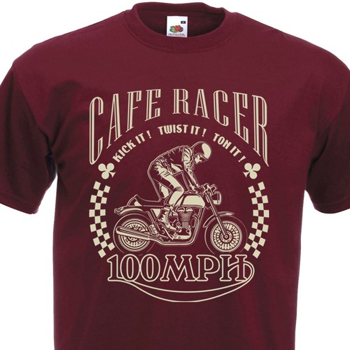 Cafe racer shirt homme - cafe, 100
