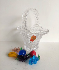 Panier en Cristal 24% plomb -