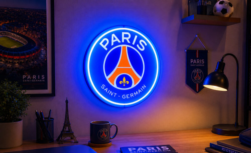 Enseigne lumineuse psg logo - -,