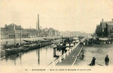 Carte DUNKERQUE Quai du Canal