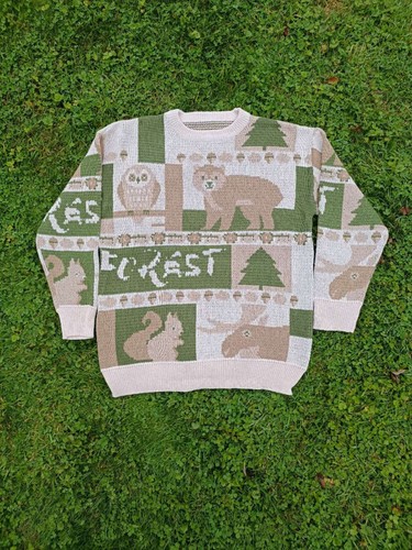 Pull tricoté ours épais - pull,