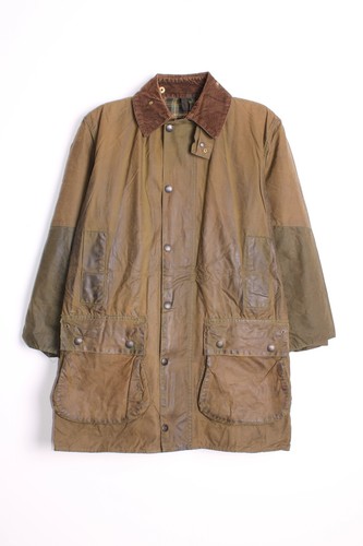 Veste coton ciré barbour - en,