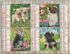 2018 - CALENDRIER DES POSTES - ALMANACH MEUSE 55 - CHAT - CHIEN - Vintage