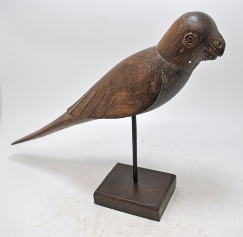 Bois vintage perroquet - en,