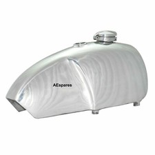 Pour Triumph Tr 20 Tigre Cub Essai Pré 1970 Aluminium Fuel Gas Tank + Bouchon