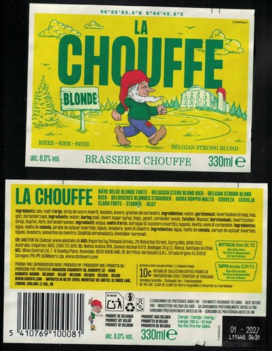 Belgique lot etiquettes - lot,