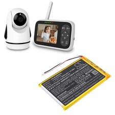 Batterie 4000mAh type AHB606090 Pour HelloBaby HB6081 HB6256 Video Baby Monitor
