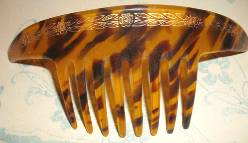 Ancien grand peigne barrette