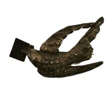 Broche Hirondelle Vintage Argent Massif