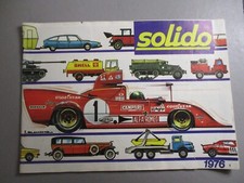 CATALOGUE SOLIDO 1976 1/43  TONER GAM MILITAIRE COFFRET POIDS LOURDS CARRERA