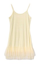 Fond robe bas tulle - de,